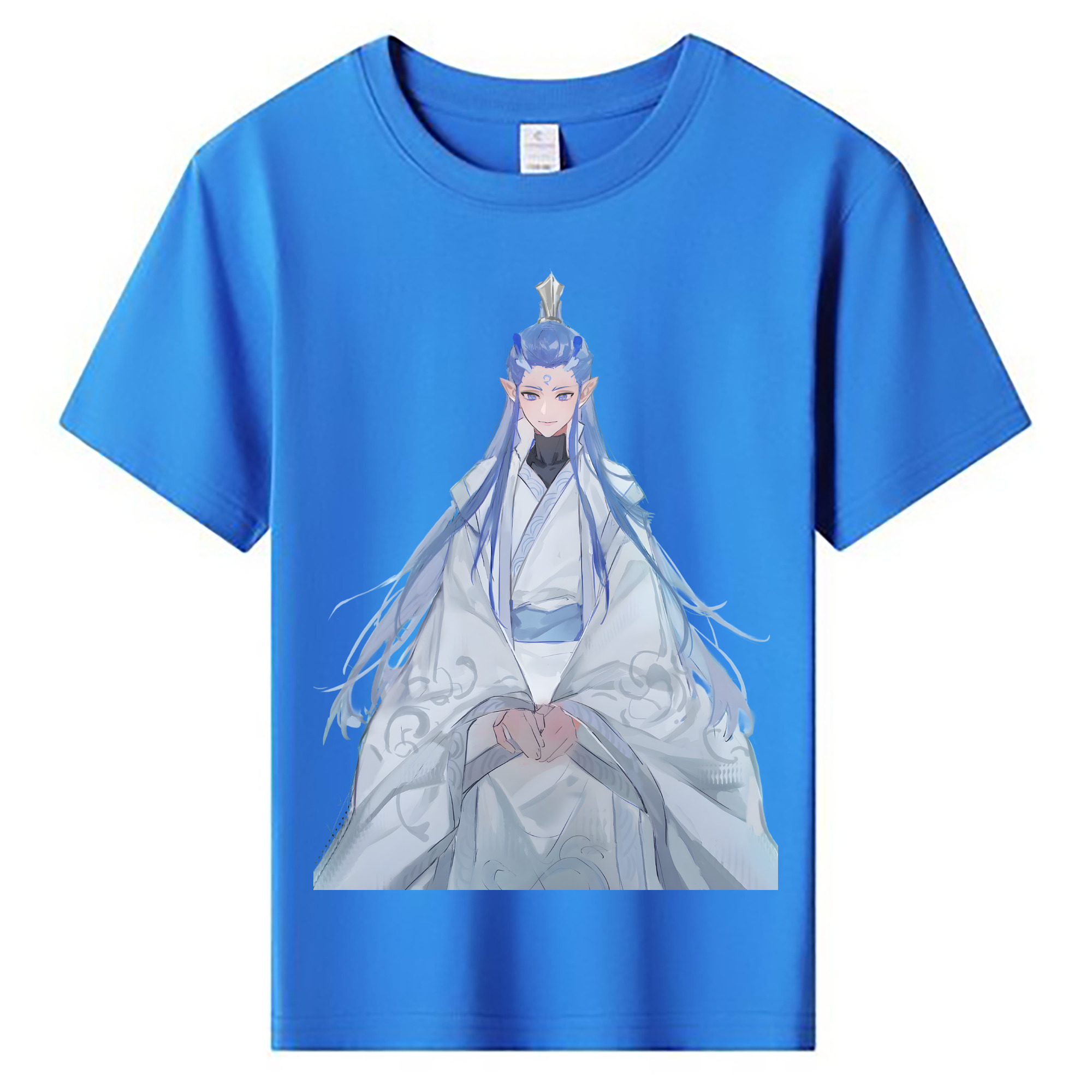 （画像用） Ne Zha 2 ナタ 魔童の大暴れ 綿100％キッズTシャツ（フロントプリント）